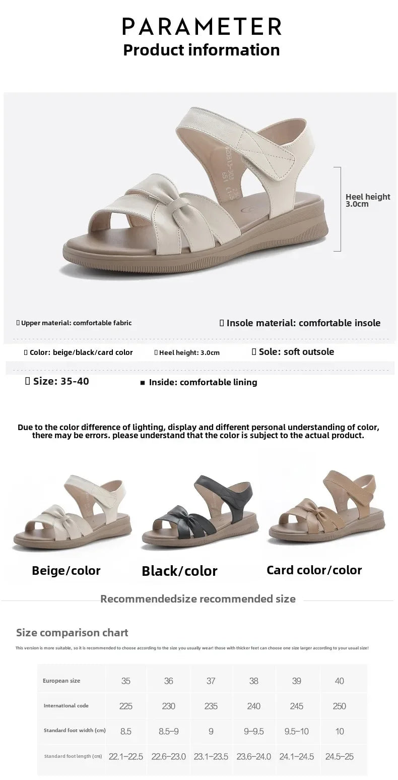 Summer Women Shoes Sandals Open Toe Walking Shoes Soft Ladies Shoes Wedge Women Shoe Party Sandal Women Female Footwear