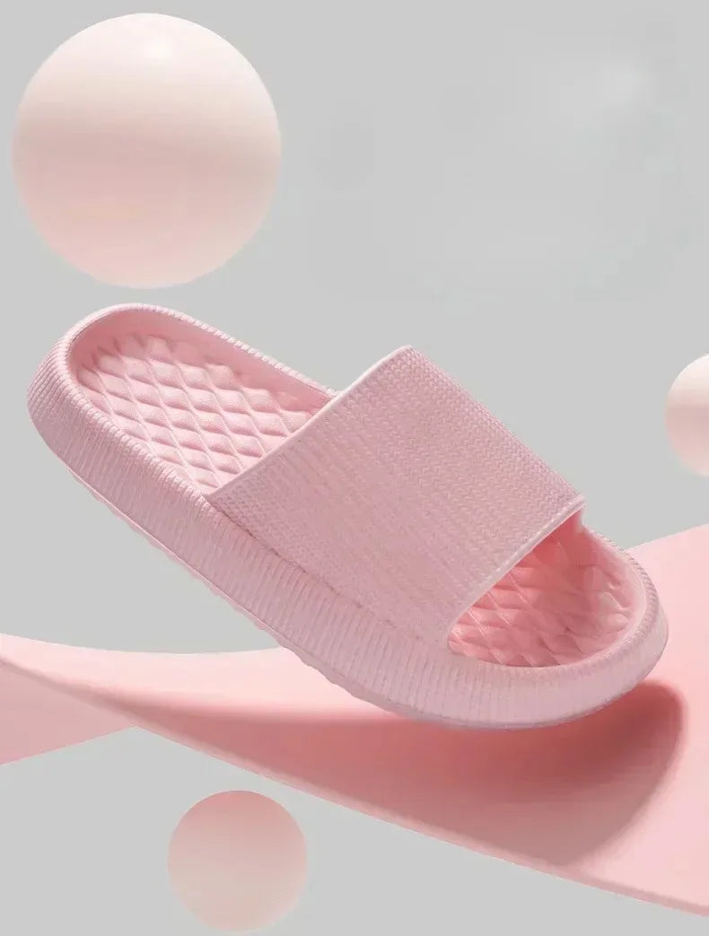 Frauen Dick Plattform Cloud Hausschuhe EVA Weich Sohle Kissen Slides Sommer Strand Flip Flops Frauen Rutschfest Badezimmer Heim Hausschuhe