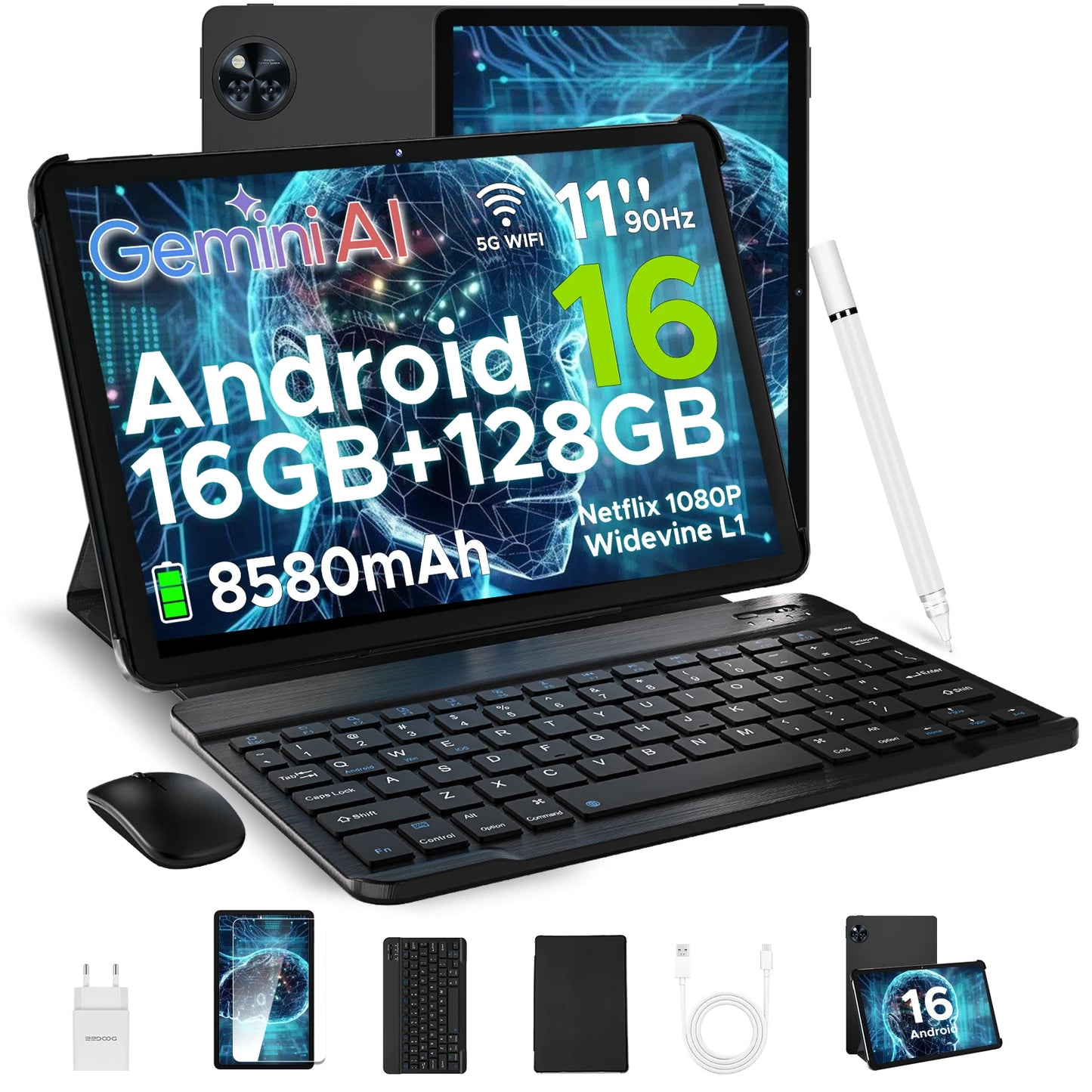 DOOGEE U11 Ultra-Klares 90Hz Display - 11Zoll 4GB RAM 128GB ROM