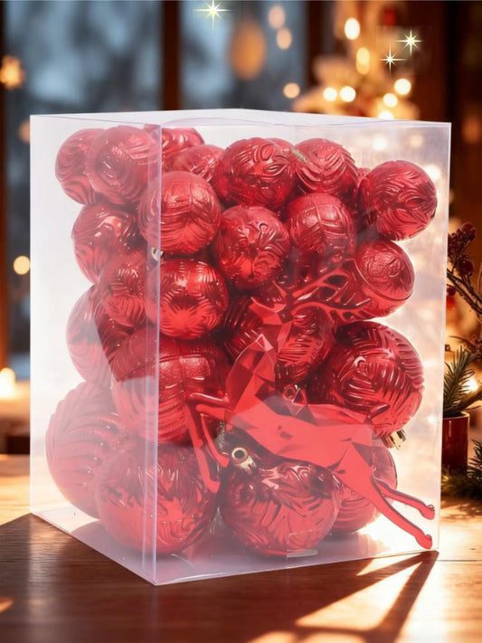 Choice Christbaumkugeln Bruchsicher - Kapazität 40 Stück, Größe 6 cm
