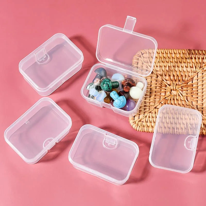 Plastik Schmuck Boxen Plastik Werkzeug Box Verstellbar Handwerk Organizer Lagerung Perlen Armband Schmuck Boxen Verpackung Großhandel