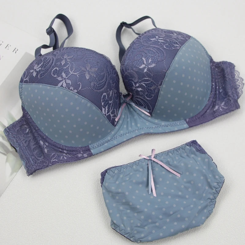 DAINAFANG Push Up Spitze - CDE Cups Bügel Plus Size