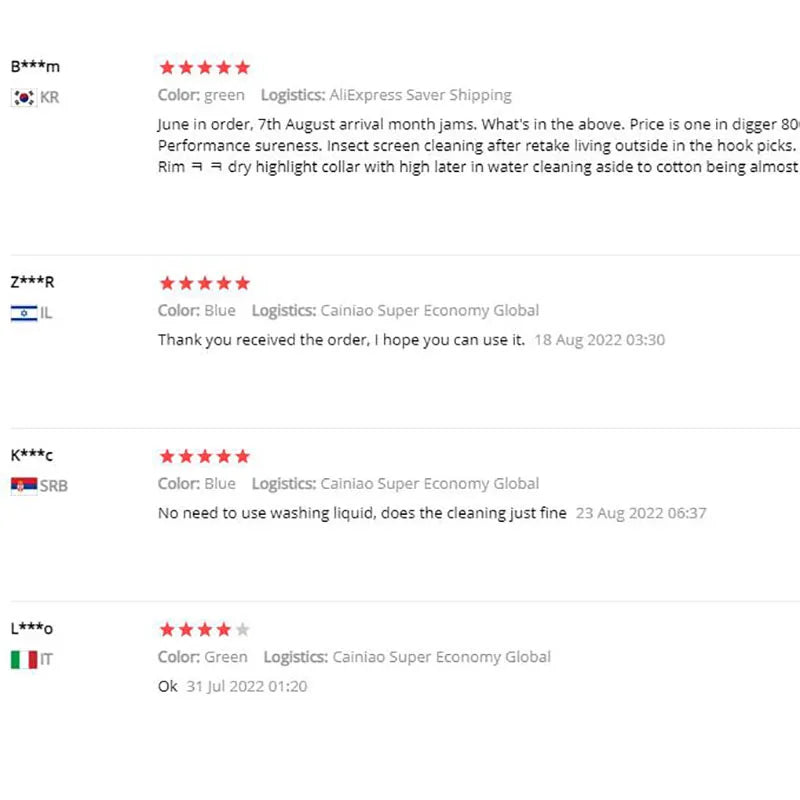 BOUSSAC Fenster-Reiniger - Kunststoff 15x46 cm langer Griff