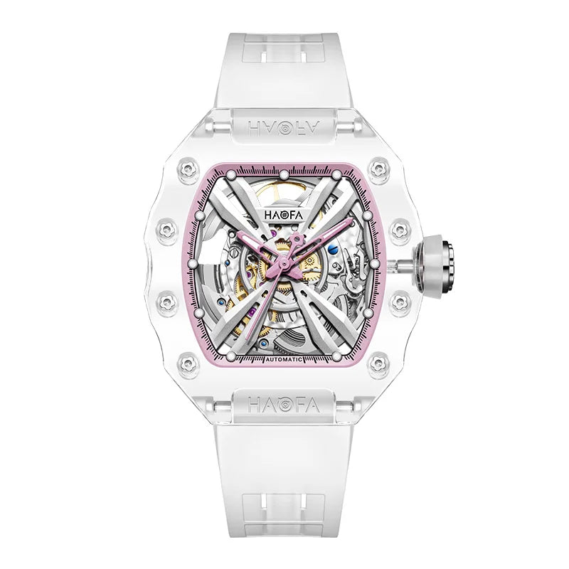 Haofa luminous crystal watch automatic mechanical timepiece
