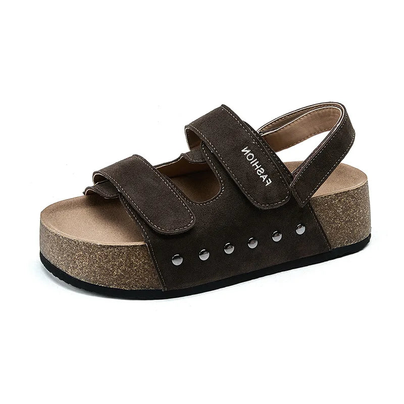 Women Sport Platform Sandals Flats Summer Shoes 2025 New Fashion Brand Open Toe Shoes Causal Slippers Sneakers Mujer Sandalias