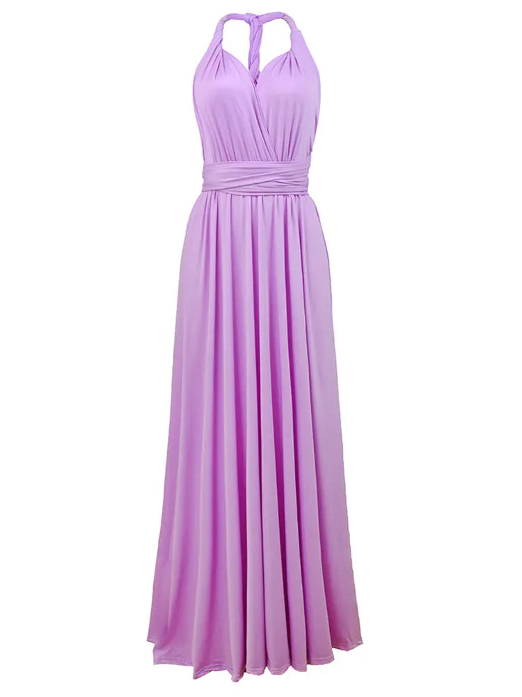 Sexy Women Boho Maxi Club Dress Red Bandage Long Dress Party Multiway Bridesmaids Convertible Infinity Robe Longue Femme