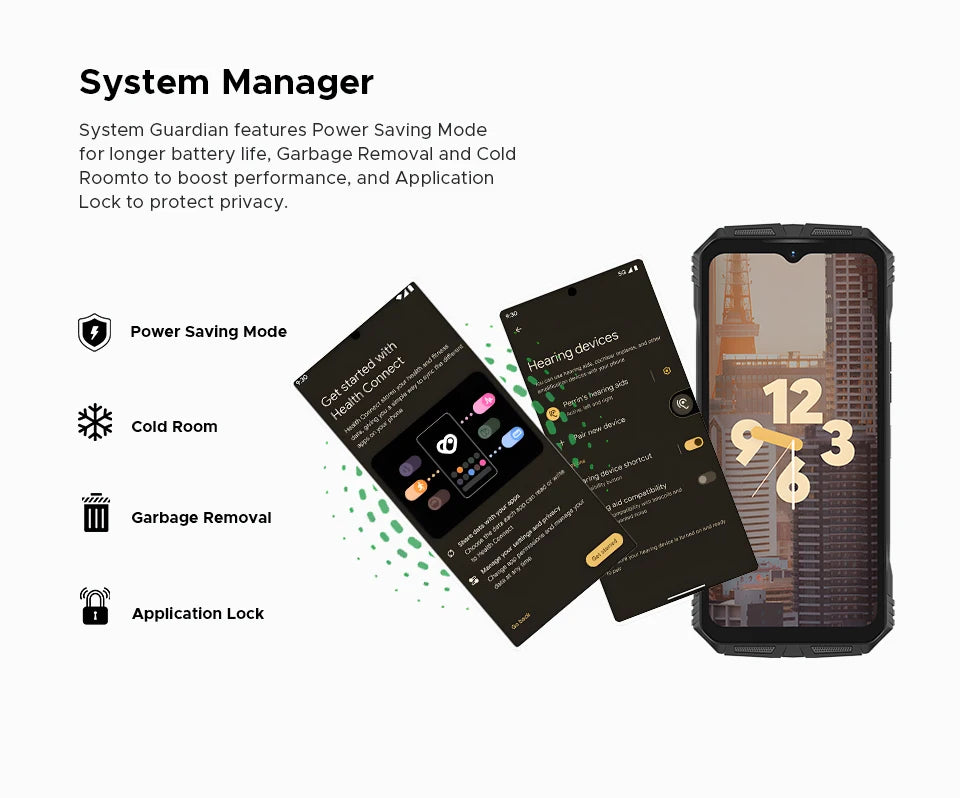 Doogee S118 Pro Robustes 5G Smartphone - 10800 mAh, 33W, 6,6 Zoll