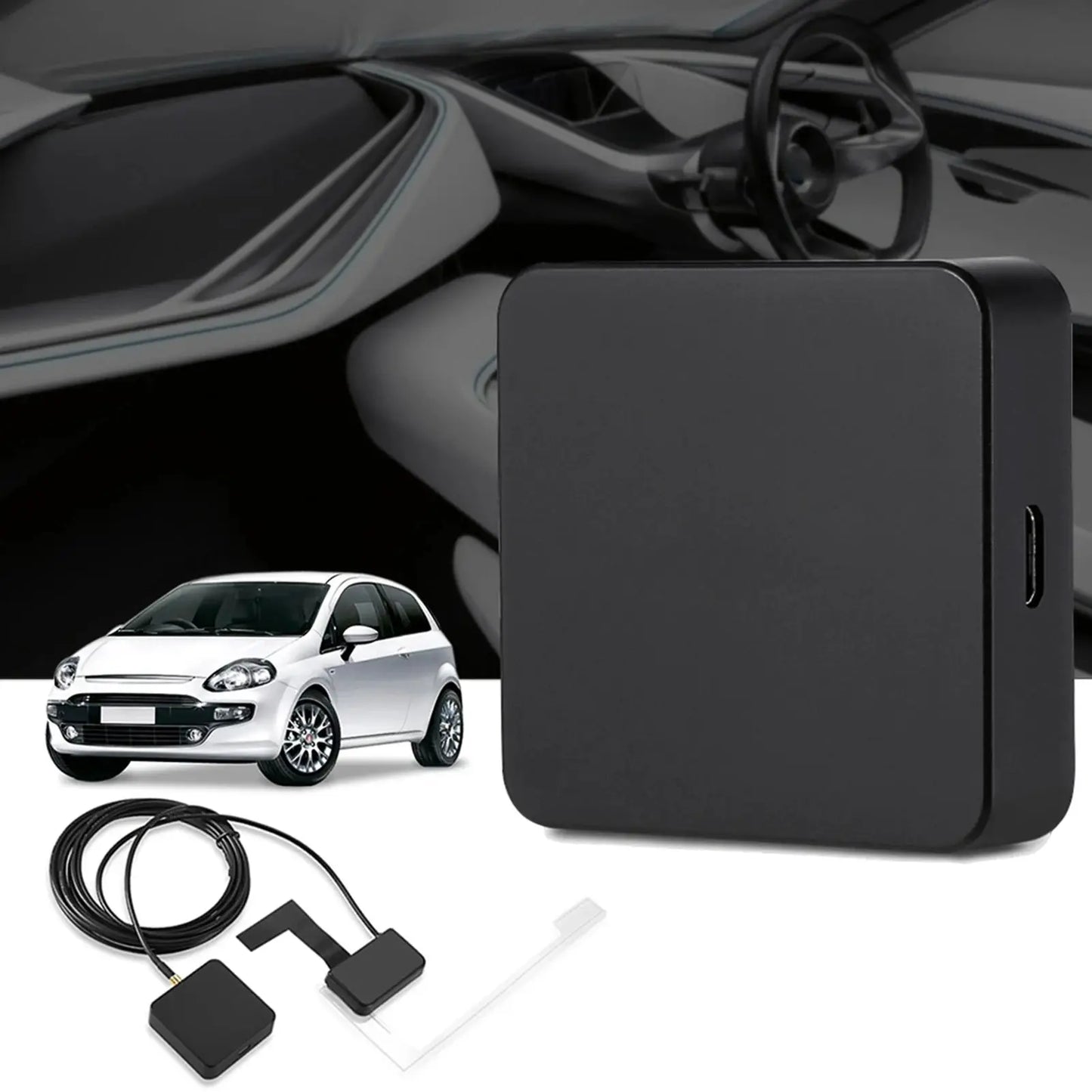 DAB 004 USB DAB Box Digitaler Radioantennen-Tuner FM-Übertragung für Autoradio Android 5.1 für Länder mit DAB-Signal by Golden Bridge Store
