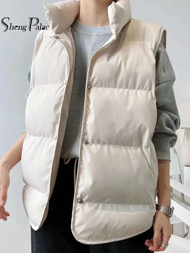 Sheng palae Mode Baumwolle Weste - Ärmellos M Baumwolle