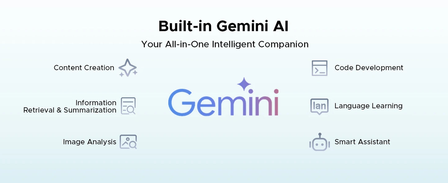 DOOGEE Tab E3 Gemini AI - 12 Zoll Display, 8800mAh Akku, Helio G100