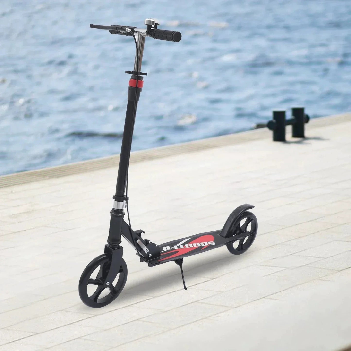 Faltbarer Roller Für Erwachsene Bis 150kg Mit Bremse Und Tasche