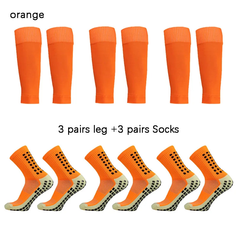 ZhejiangChoice Fußball Stutzen Grip - 3 Paar Kniehoch Nylon