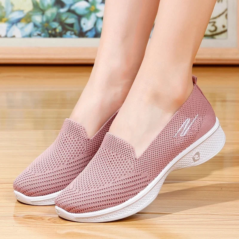 Women Fashion Shoes Flats Laides Breathable Loafers Casual Sports Walking Yoga  Zapatos De Mujer 2024 Zapatillas Mujer Sneakers