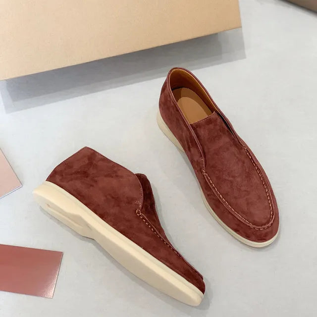 New Rock Flache Stiefelette Ohne Naht - Größe EU 36 37 38, Innenfutter Pigskin, Obermaterial Gummi