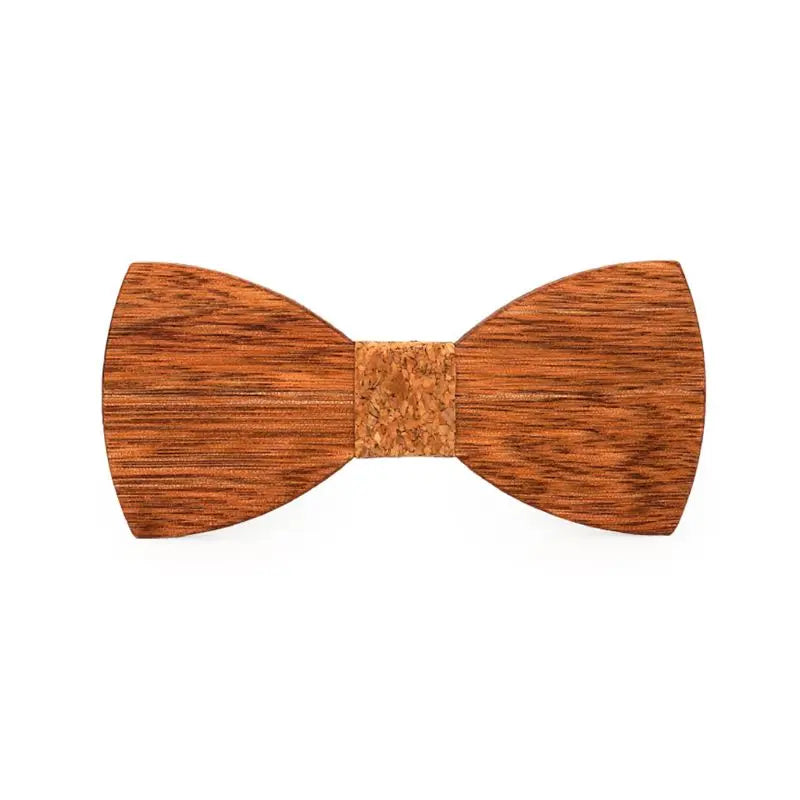 Novelty Design 3d Wooden Tie Pocekt Square Cufflinks Fashion Wood Bow Tie Wedding Dinne Handmade Corbata Wooden Ties