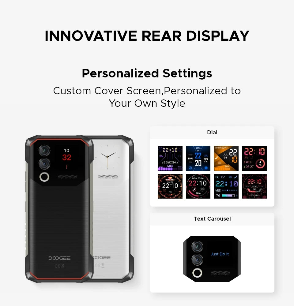 DOOGEE Blade10 Max Robustes - 10300 mAh 18W 6,56 Zoll Display