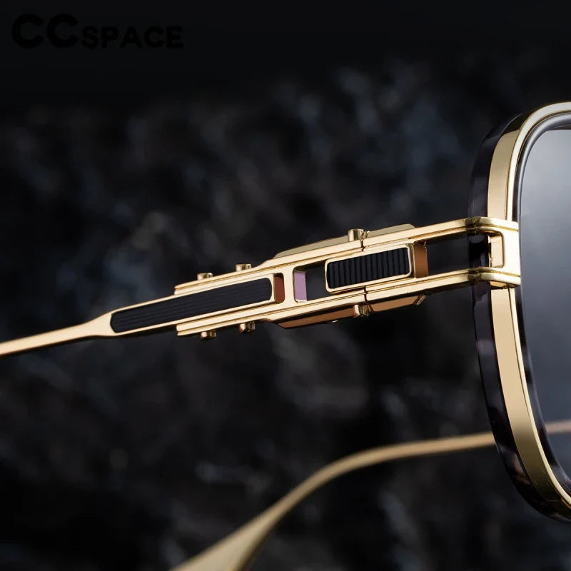 new men's pilot sunglasses retro polarized brown hd lens driving sunshade