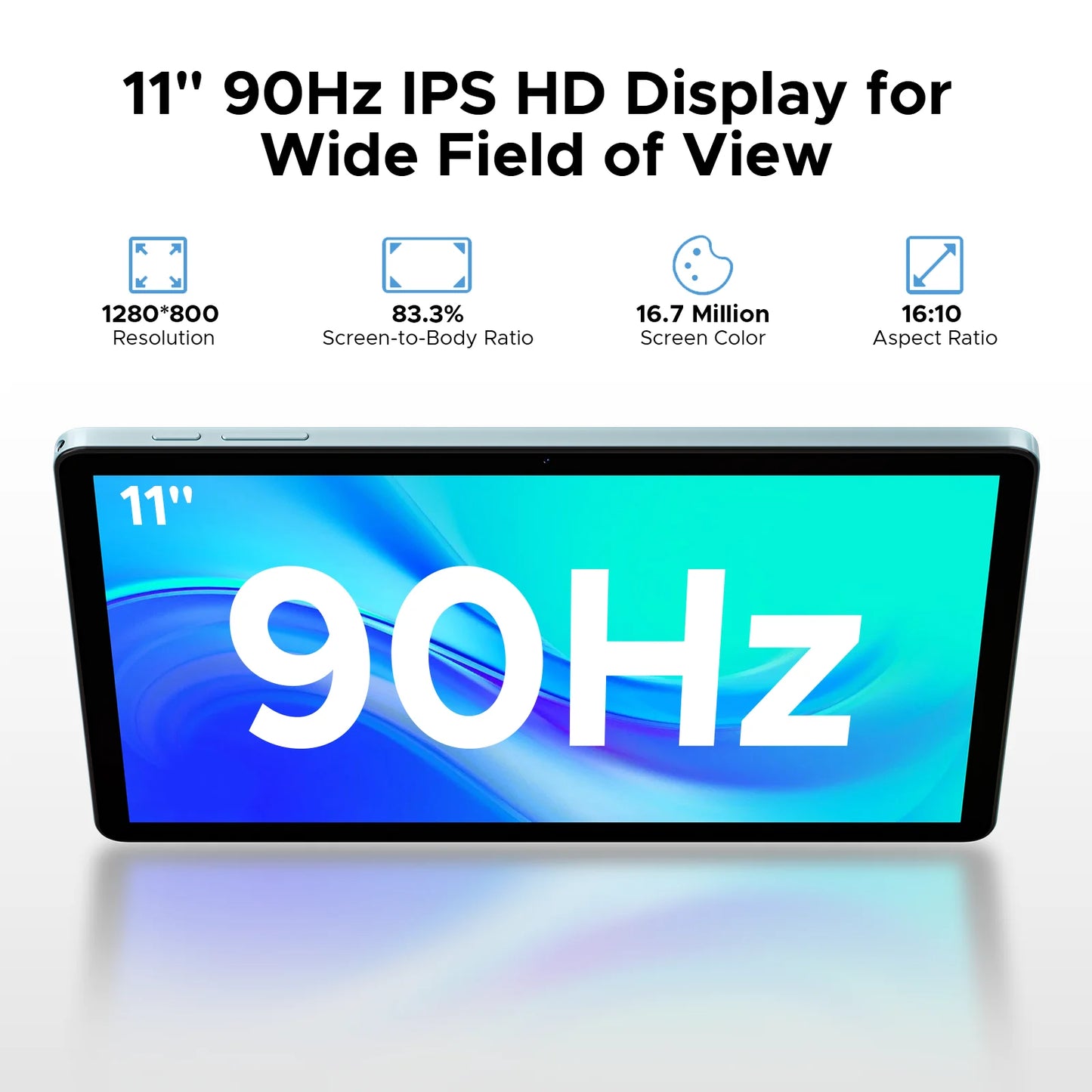 DOOGEE Tab A9 Pro+ Android Tablet - 128GB Speicher, 8580mAh Akku