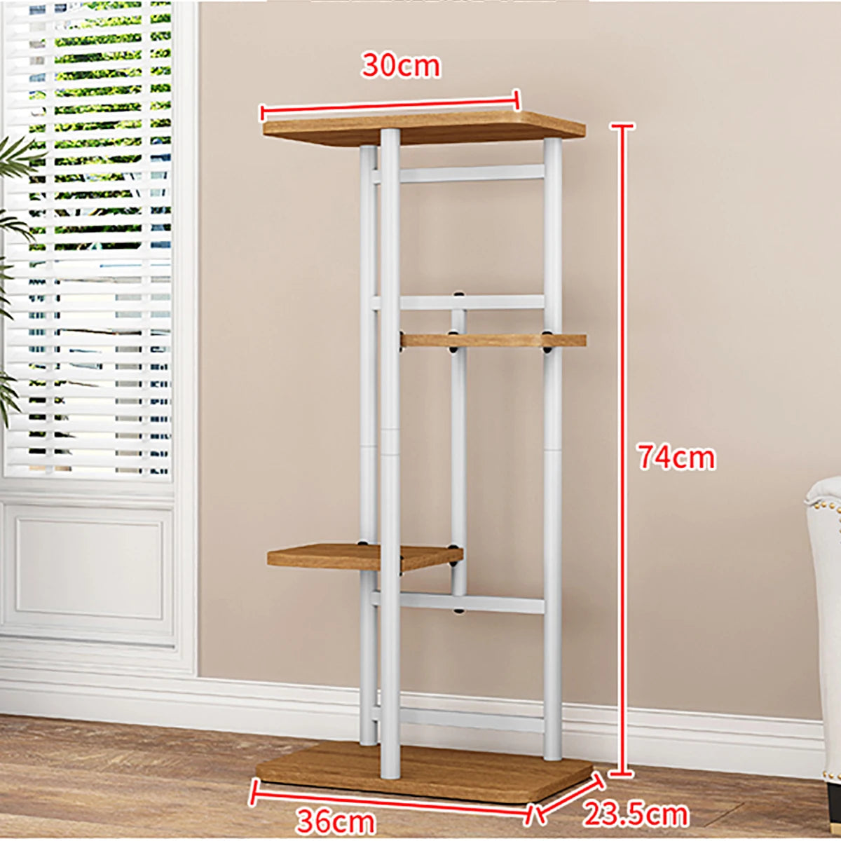 TWISTER.CK Pflanzenständer Metall Mehrstufig Eckdesign