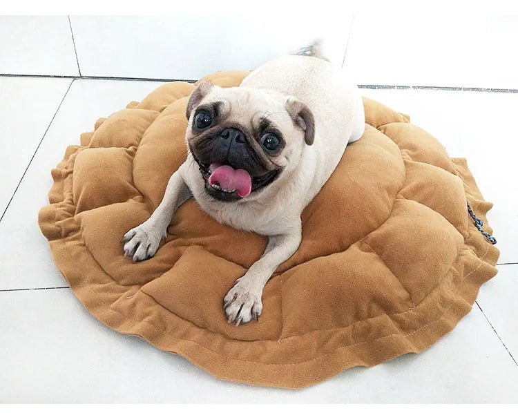 Rundes Katzen Bett 2025 - Plüsch Haus Langes Haustier Bett - Katzen Kissen Hunde Matte Warm Home Waschbar Hunde Sofa Weich Pet Accessories
