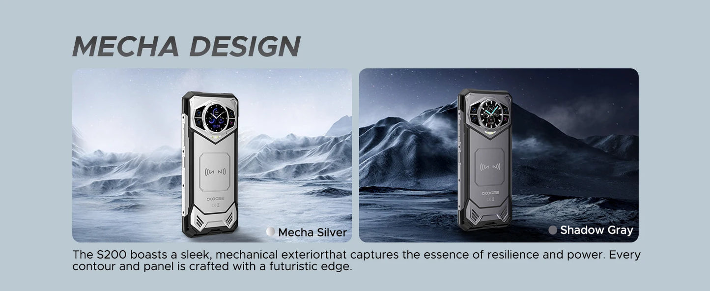 DOOGEE S200 Robustes 5G - 10100 mAh, 33W, 6,7 Zoll Display