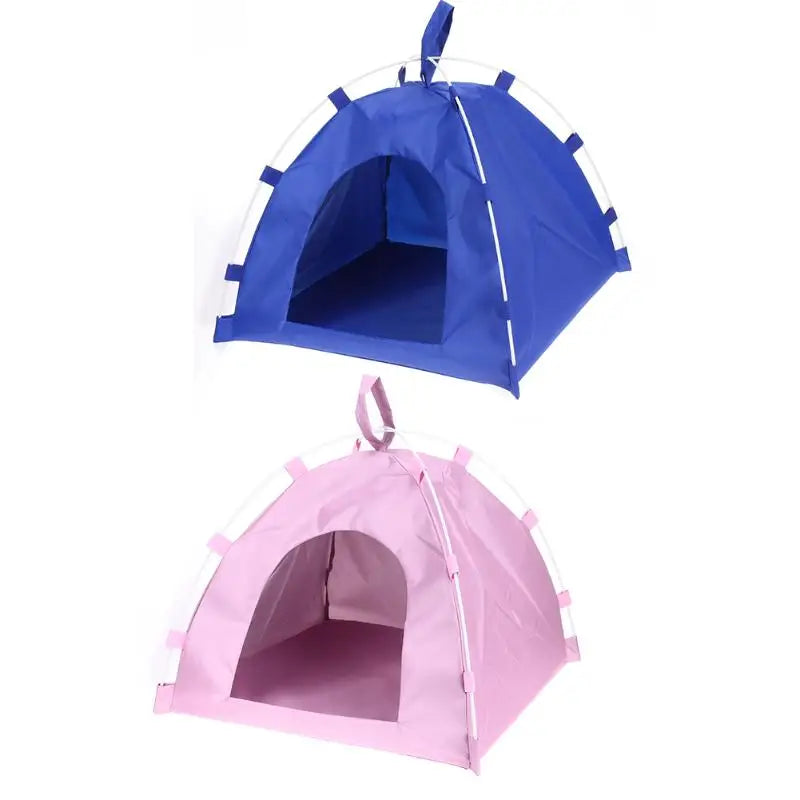 Portable Folding Dog House Pet Cage Cat Carrier Tent Playpen Puppy Kennel Breathable Easy Operation Outdoor Removable Fence Bed