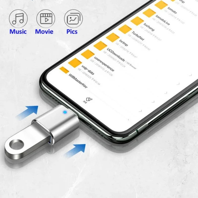 OTG-Adapter Typ C zu USB3.0 - Hochleistungs-Verbinder für Laptop und Handy