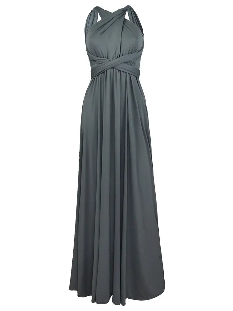 Sexy Women Boho Maxi Club Dress Red Bandage Long Dress Party Multiway Bridesmaids Convertible Infinity Robe Longue Femme