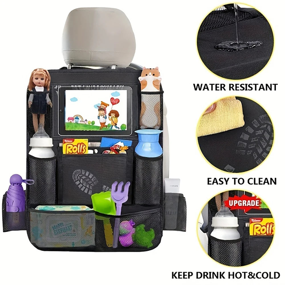 Auto Sitz Rücken Tasche 2025 - Multifunktionale Aufbewahrung Tasche - Car Seat Back Pocket Storage Organizer