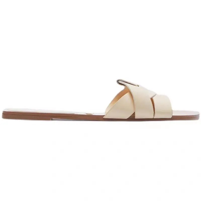 BellaSole Pantoletten Elegant Fischmaul - Flach 36-41