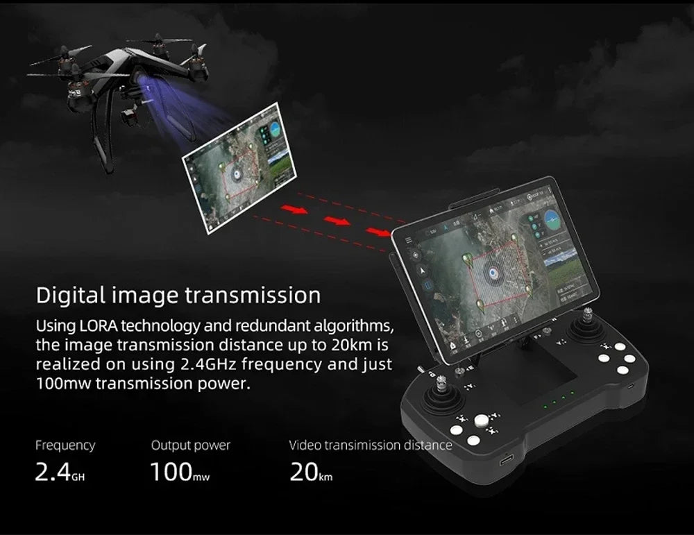 Drohnen-Kamera 2025: Skydroid T12 Remote Control Three-Body Camera 20km - Digital Map Transmission w/ R12 Receiver 4 in 1 Plant Protection Machine Collection