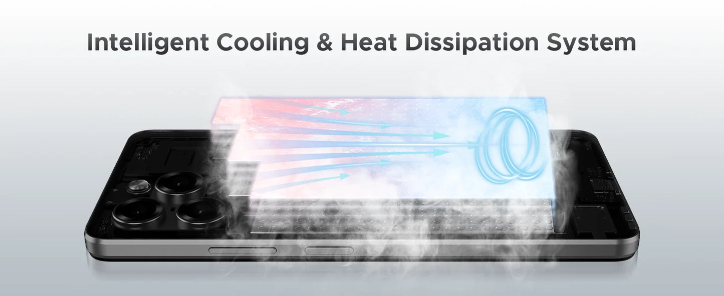 DOOGEE Note58 Pro NFC - 6250mAh Akku, 256GB Speicher, 6,75Zoll Display