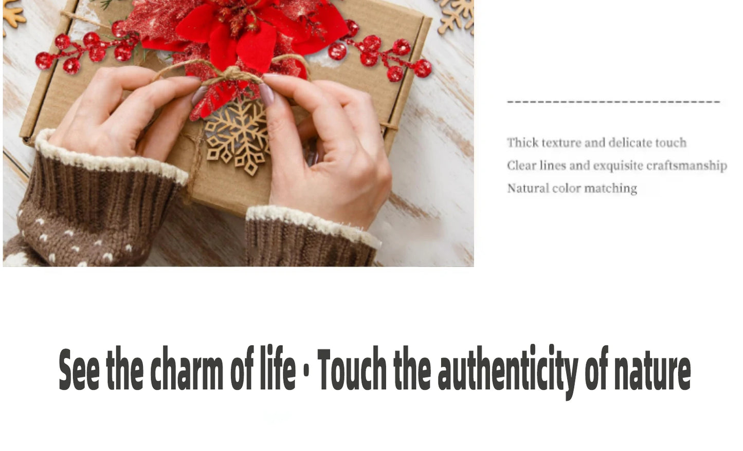 FestivaDecor DekoSet Weihnachtsdeko - 12/24/36 Kunststoff