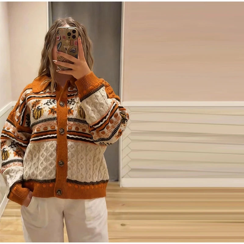 LunaKnit Y2K Strickcardigan - Gr. M, Bambusfaser, Regular