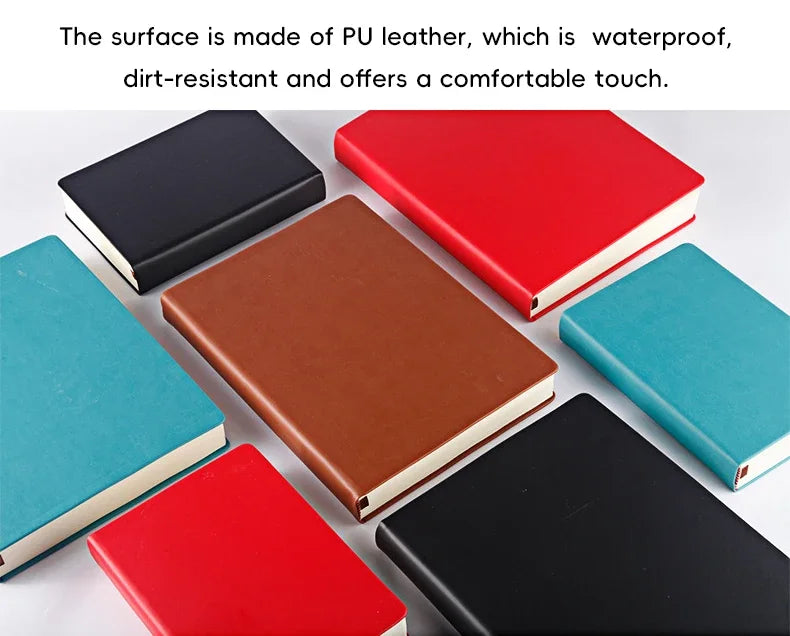 PU-Leder Notizbuch 2025: A4/A5/A6 Super-Thick - Travel Journal Collection