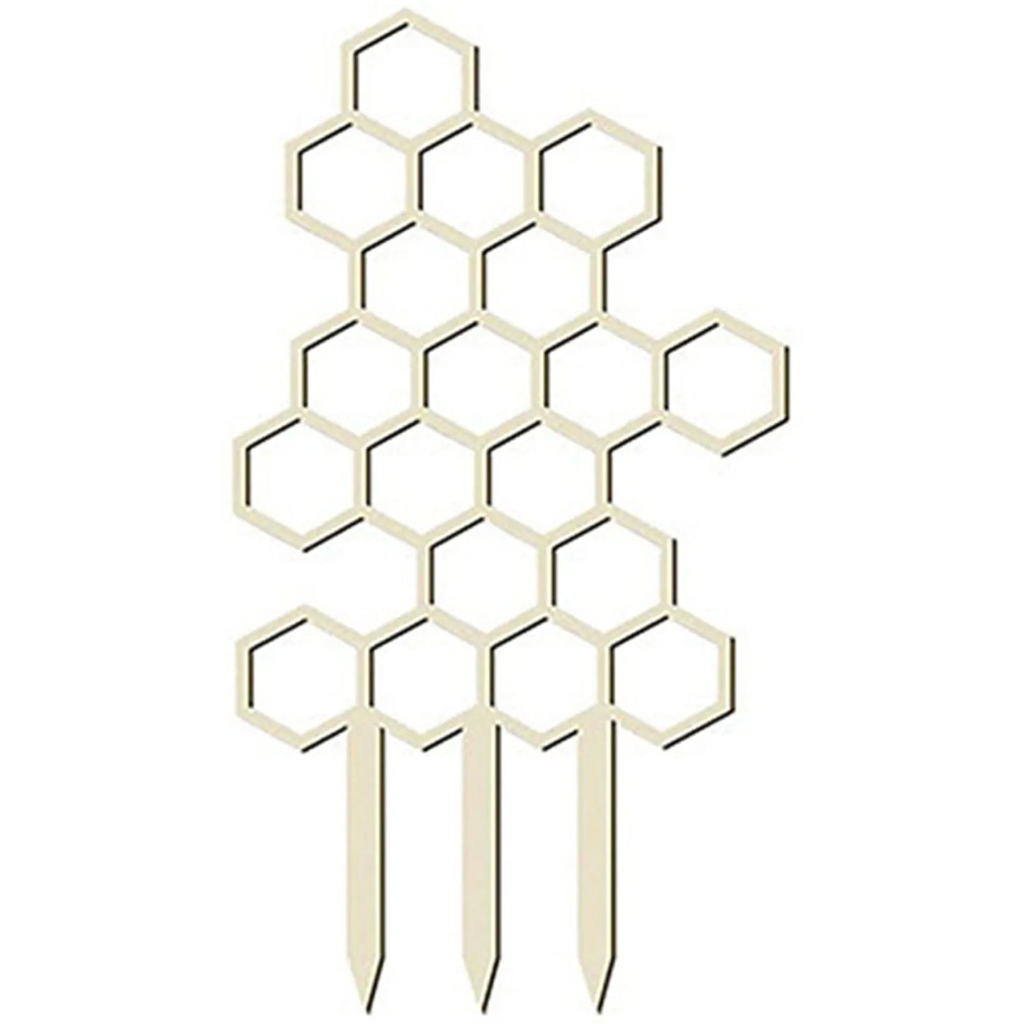 Honeycomb Shaped Plants Trellis Potted Plants Supporting DIY Frame for Indoor and Outdoor Plants Garden Planting Supporting Rack