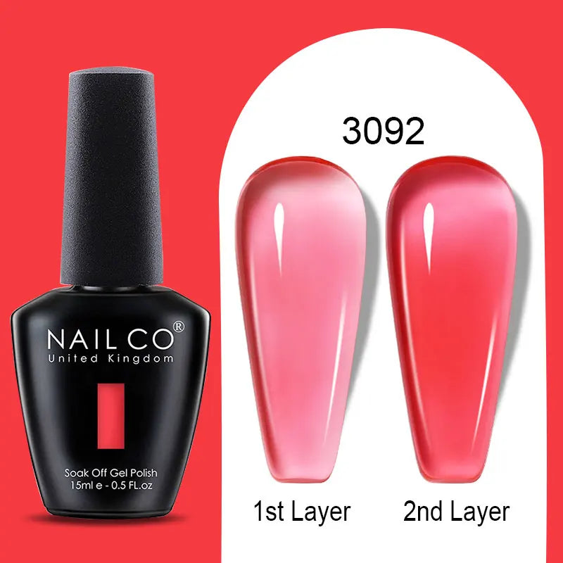 NailCO Gel Nail Polish Nail Art Translucent Vernis Semi Permanent UV LED Lamp Gel Manicure for Gel Polish Nail Glue Productos