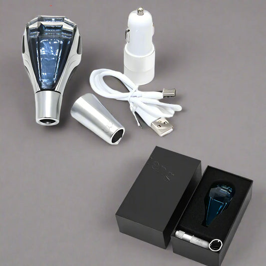 Universal Crystal lighting gear shift knob lever stick handball for cars lover