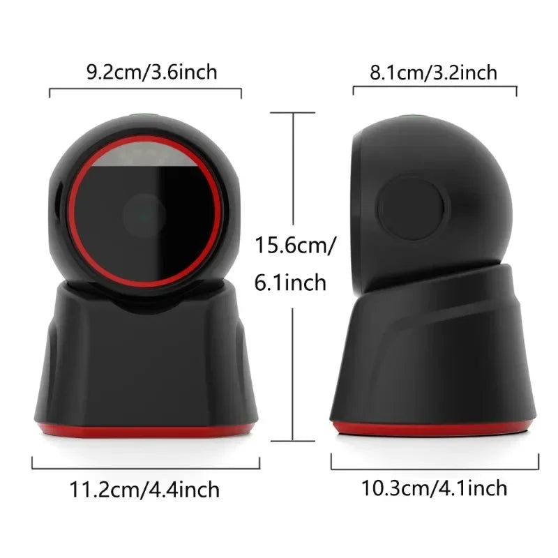 luxuglow 2D-Scanner 1D/2D QR/PDF417 - 600×800, 200/s