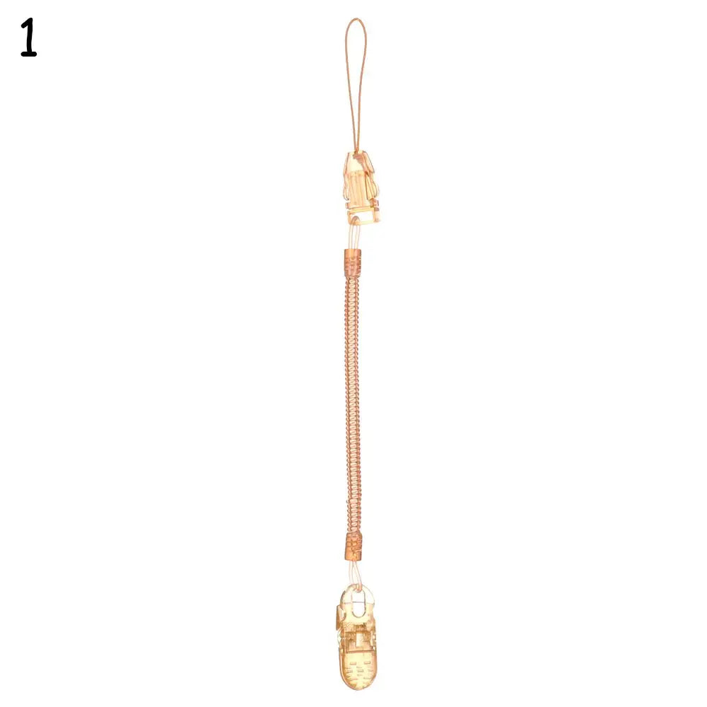 Cartoon Animal Baby Pacifier Clips Baby Pacifier Clip Chain Newborn Dummy Pacifier Chain Clip Holder Baby Pacifier Chain