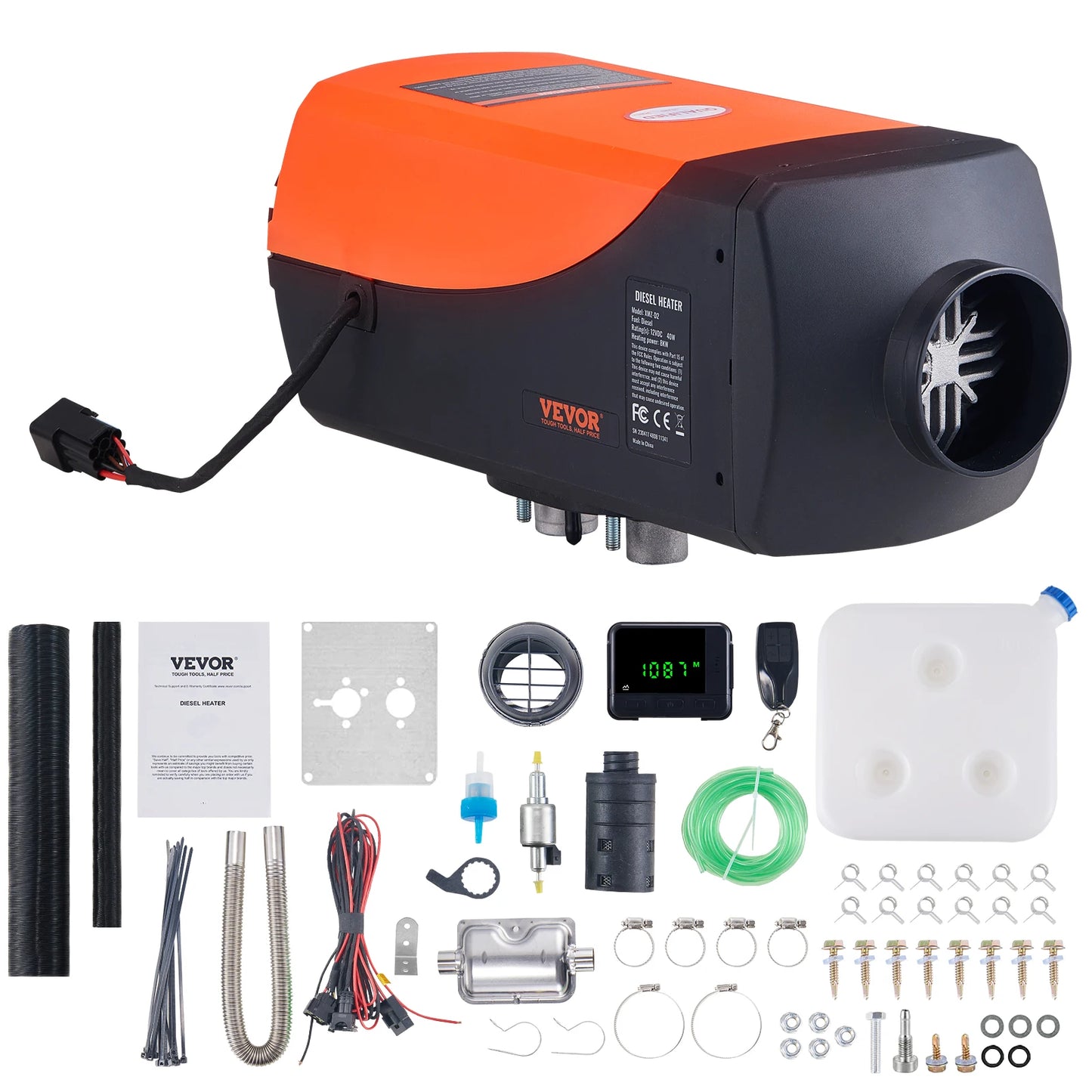Diesel-Heizung 2025 - VEVOR 12V 5/8KW Luftheizung - Schnellheizung Wohnmobil Wohnwagen Standheizung