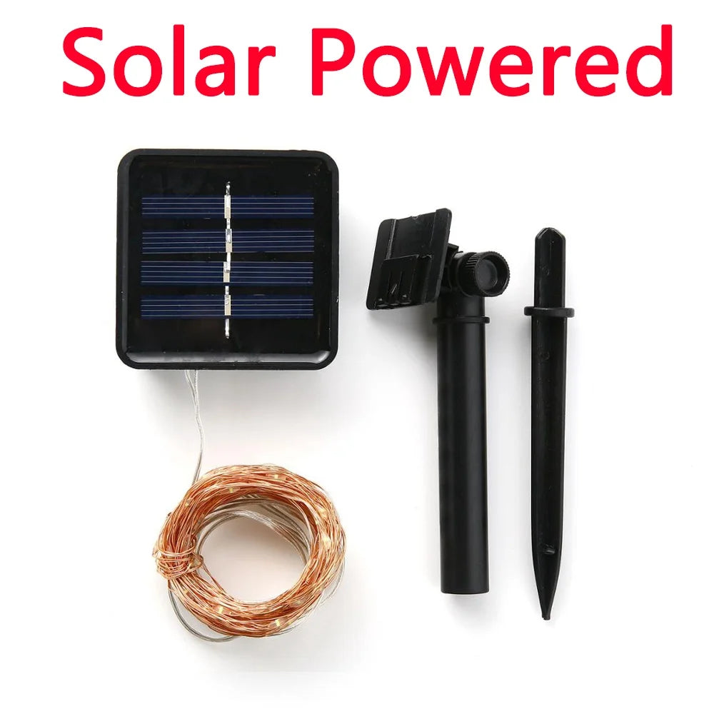 Lampki choinkowe Aiopp Copper Wire, zasilane energią słoneczną – 3 V, 249–2000 lm, 8 trybów