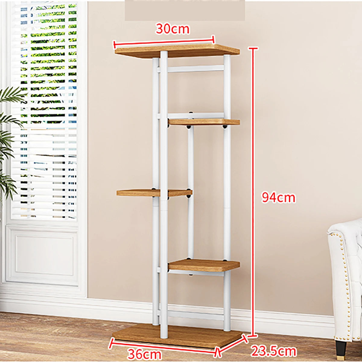 TWISTER.CK Pflanzenständer Metall Mehrstufig Eckdesign