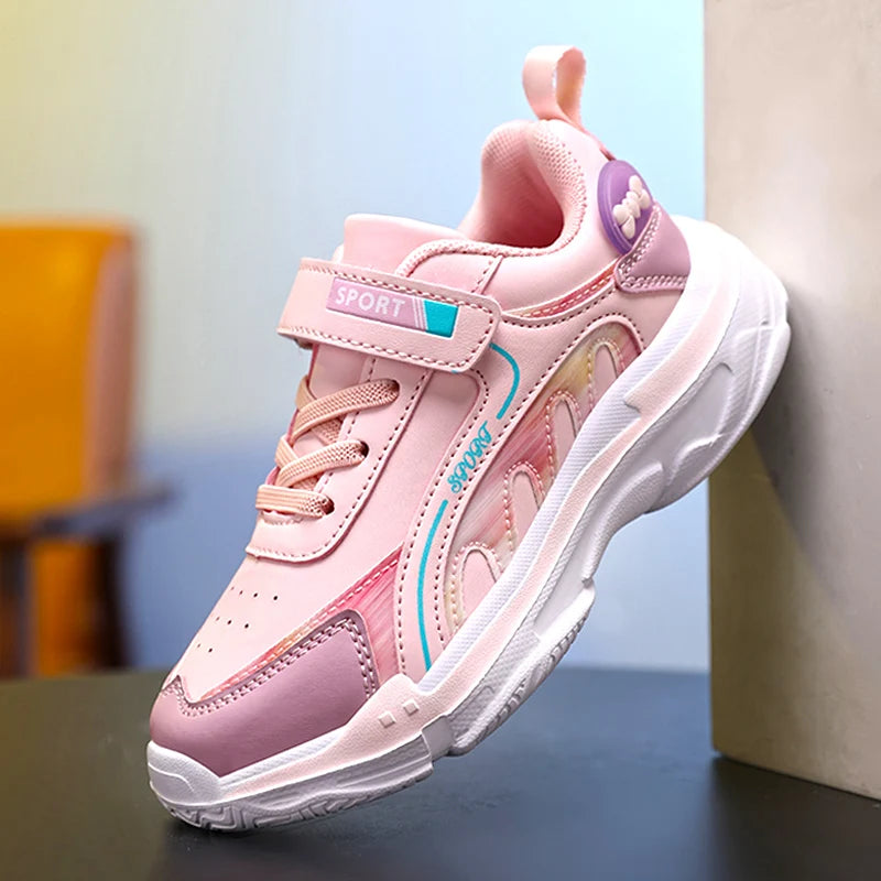 Schule Sneaker Für Mädchen Rosa 2025 Neu Komfortabel Frühling Casual Schuhe Für Kinder Weich Flexibel Kinder Mädchen Sport Schuhe