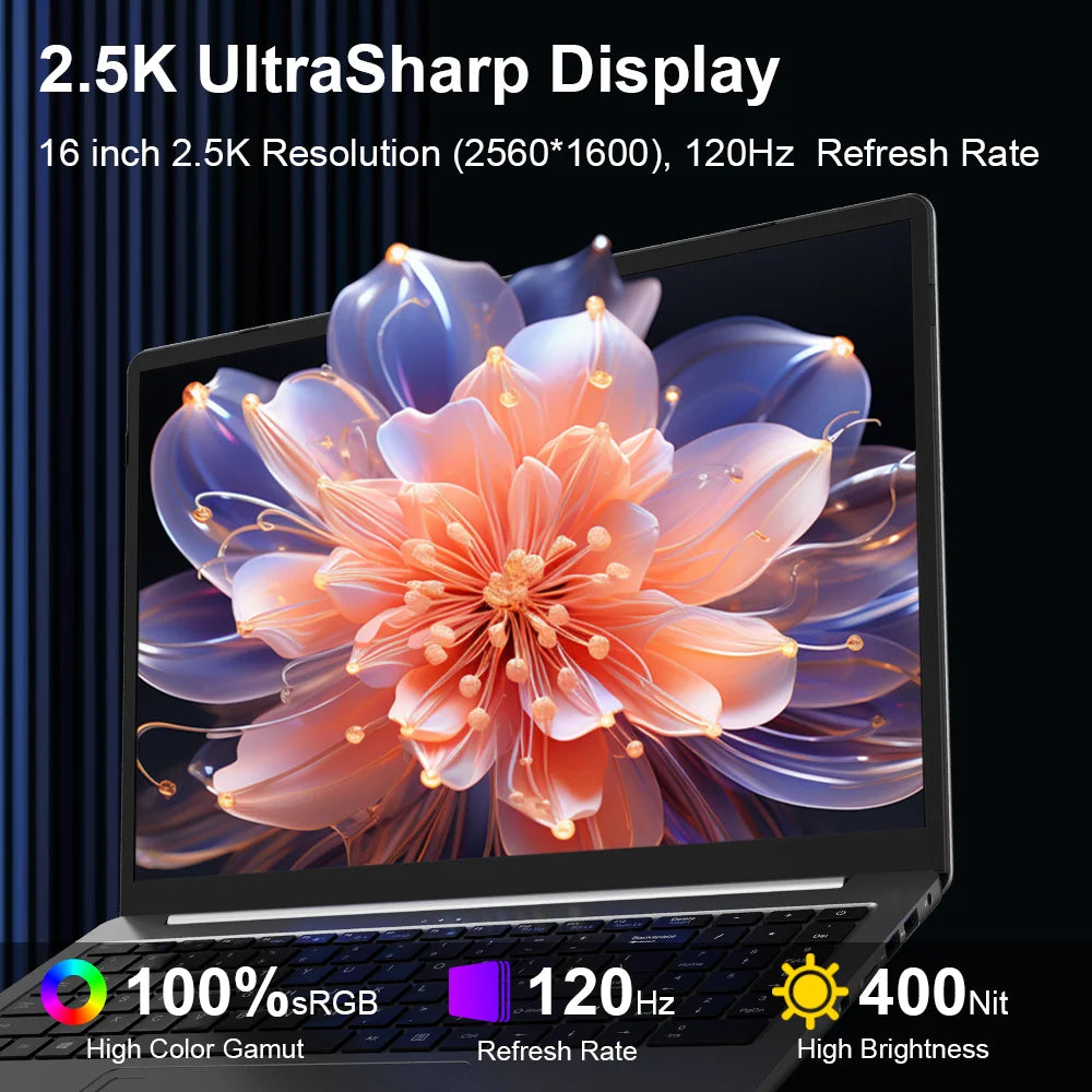 Ninkear A15 Pro 16 Zoll - 16GB RAM, 1TB SSD, Ryzen 5