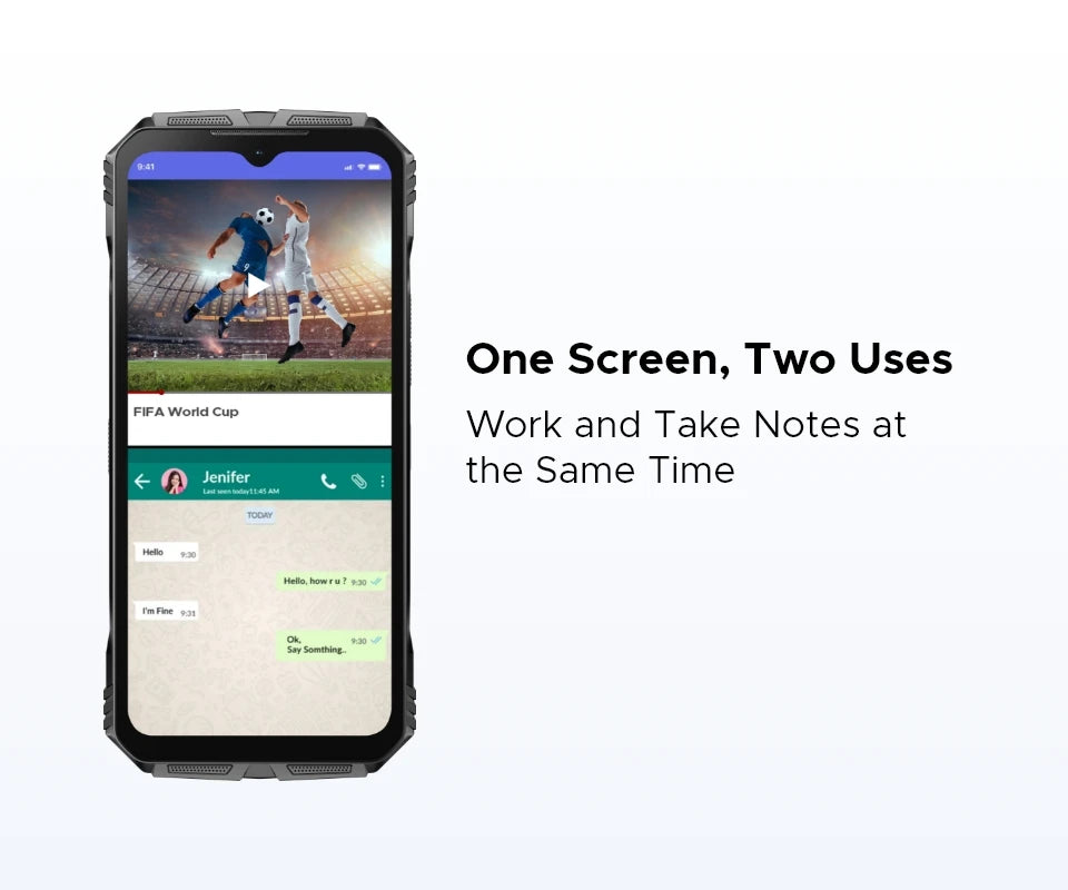 Doogee S Cyber Pro Robustes - 10800 mAh, 33W, 6.6 Zoll
