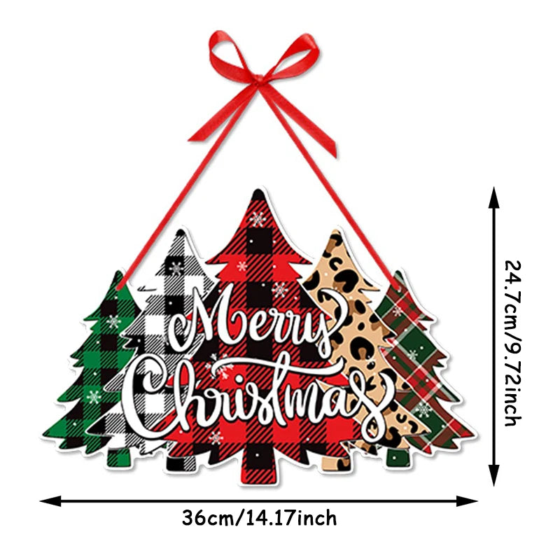 SantaDekor Türschmuck Santa Claus - Größe 30x40 cm, Gewicht 180 g