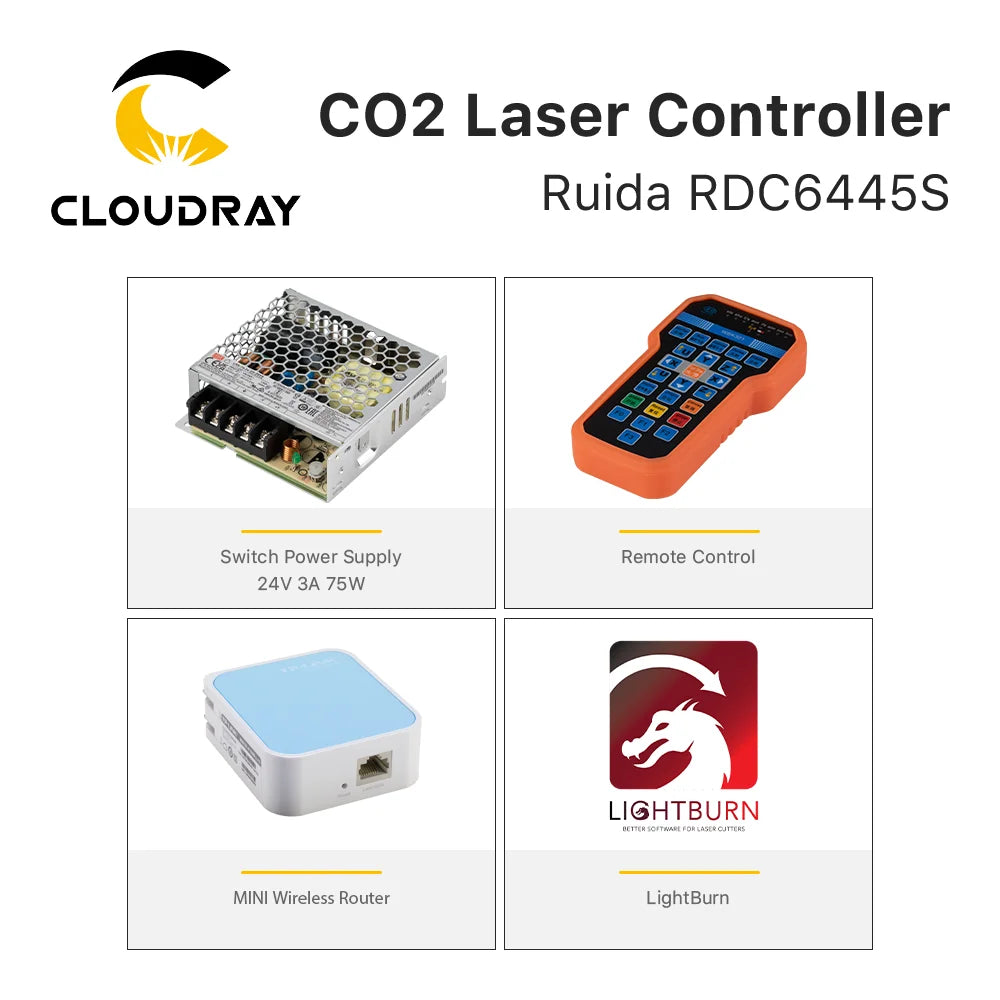 Ruida RDC6445 Controller für CO2 Laser Gravur Schneidemaschine