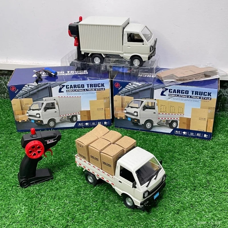RC-Truck 2025: Wpl D12 Rc Car Simulation Drift Climbing Truck - Led Light Haul Cargo Remote Control Electric Toys Gift For Children Collection