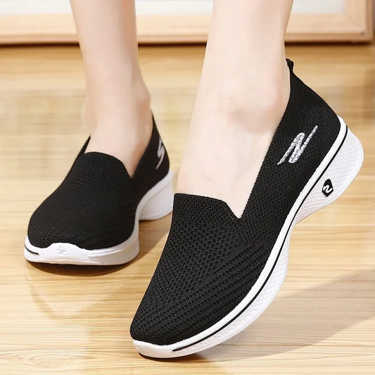 Women Fashion Shoes Flats Laides Breathable Loafers Casual Sports Walking Yoga  Zapatos De Mujer 2024 Zapatillas Mujer Sneakers